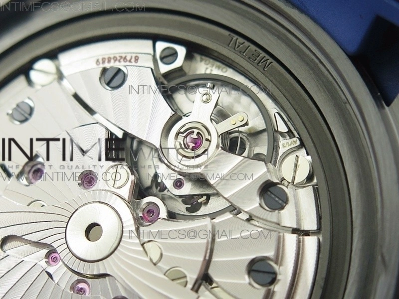 Planet Ocean 45.5mm ETNZ "Deep Black" Real Ceramic VSF 1:1 Best Edition on Black Nylon Strap A8906 Super Clone